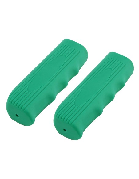 Custom Grips 7/8 long 116mm Kraton Rubber Green.